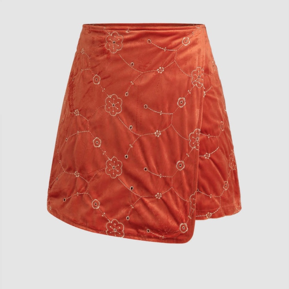 New Bohemian Orange Skirt Gypsy